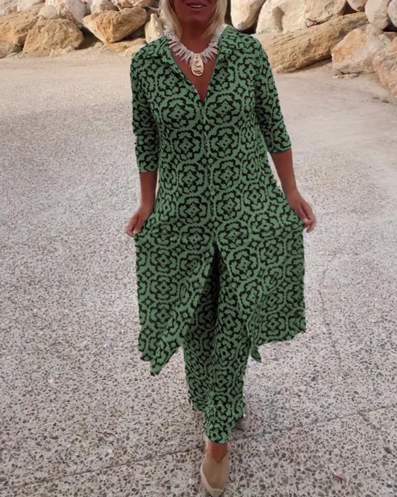 Maeve | Printed Tunic & Trouser Set