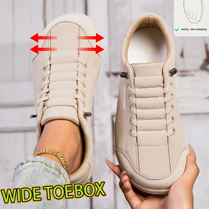 Women's Lightweight Slip On Wide Toe Box Sneakers