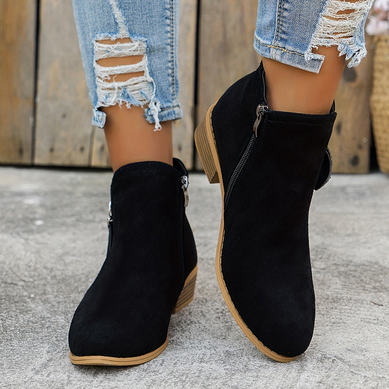 Clara | Orthopedic Zip Ankle Boot