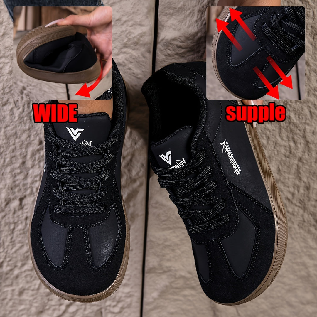 Women's Lightweight Wide Toe Box Platform Sneakers