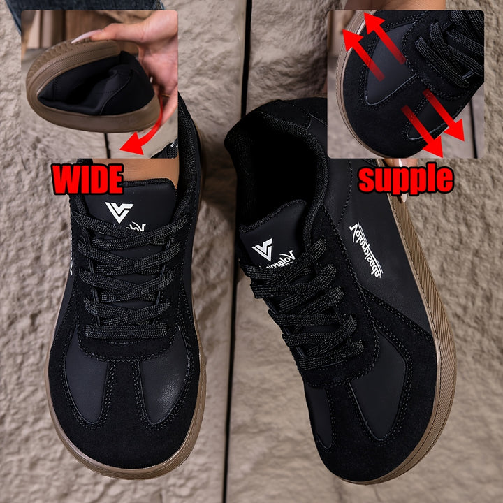 Women's Lightweight Wide Toe Box Platform Sneakers