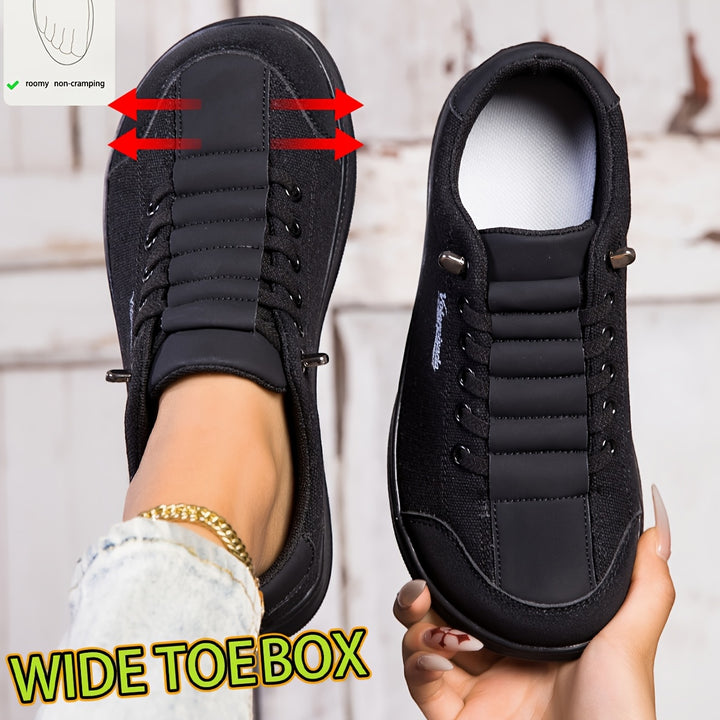 Women's Lightweight Slip On Wide Toe Box Sneakers