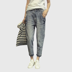 Charlotte | Distinctive Everyday Trousers in Soft Grey