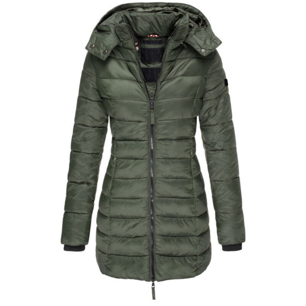 Women's Long Puffer Snow Winter Jacket
