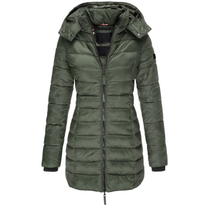 Women's Long Puffer Snow Winter Jacket