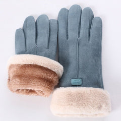 Sienna | Women's Timeless Warm Suede Fleece Winter Gloves