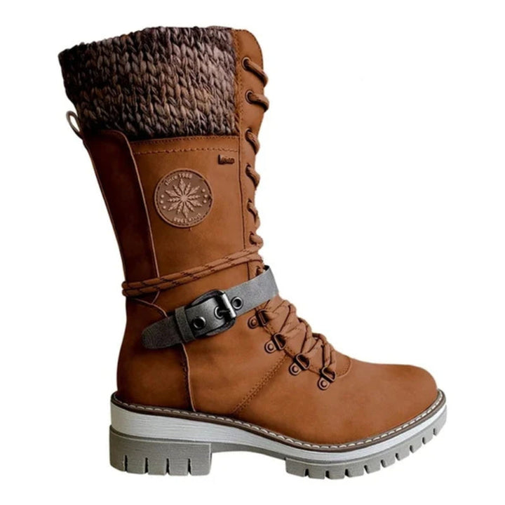 Dilys women's orthopedic lace up knee high boots - photo 14