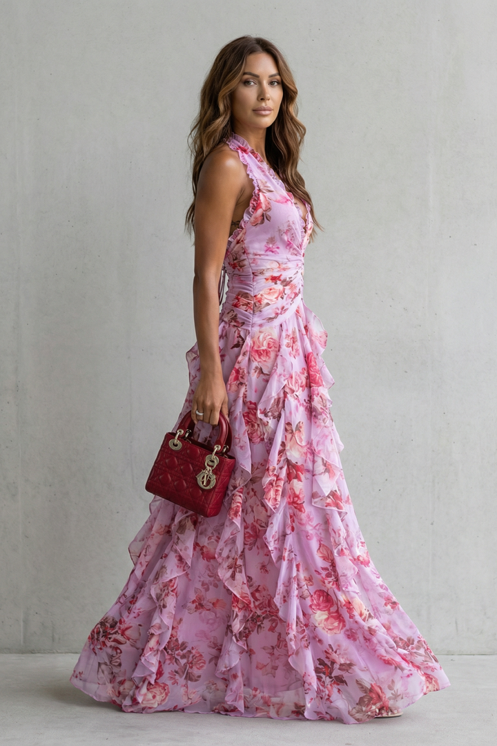 Armande | Halter Maxi Dress