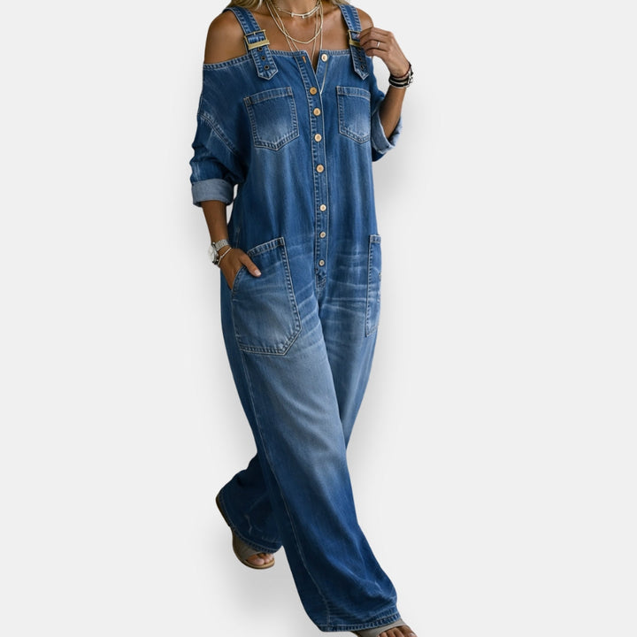Denise | Cold-Shoulder Jumpsuit