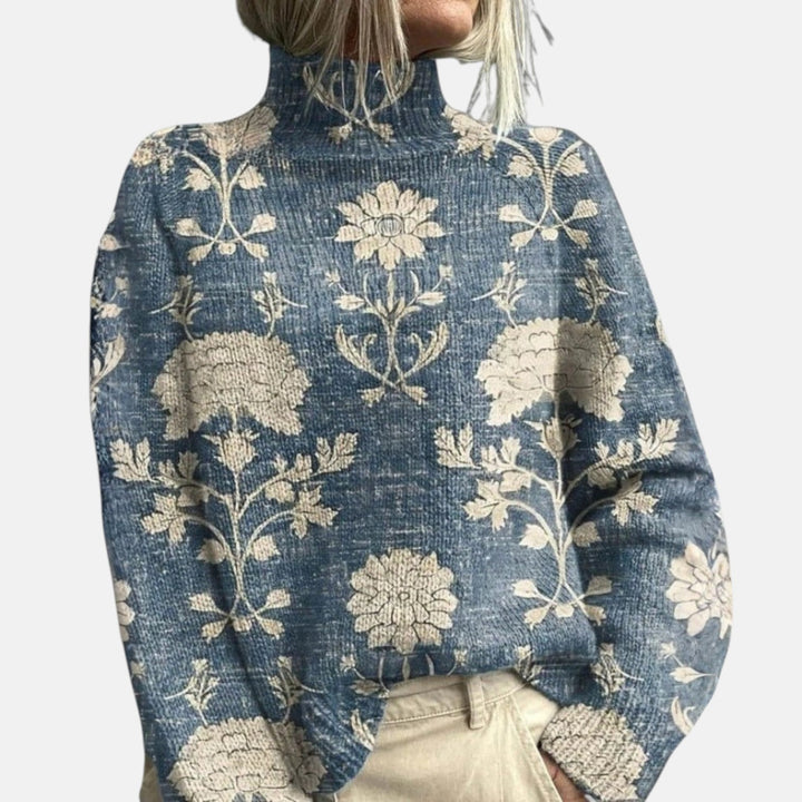 Nell women's elegant ribbed turtleneck sweater - photo 9