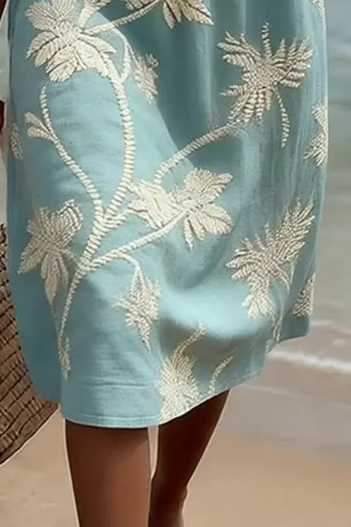 Nolwenn | Botanical Midi Dress