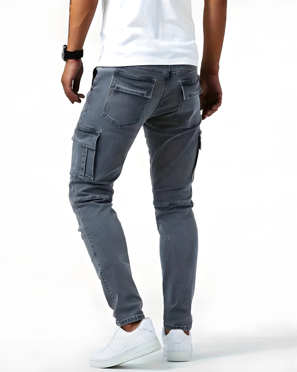 Alastair | Stretch Slim Cargo Pant