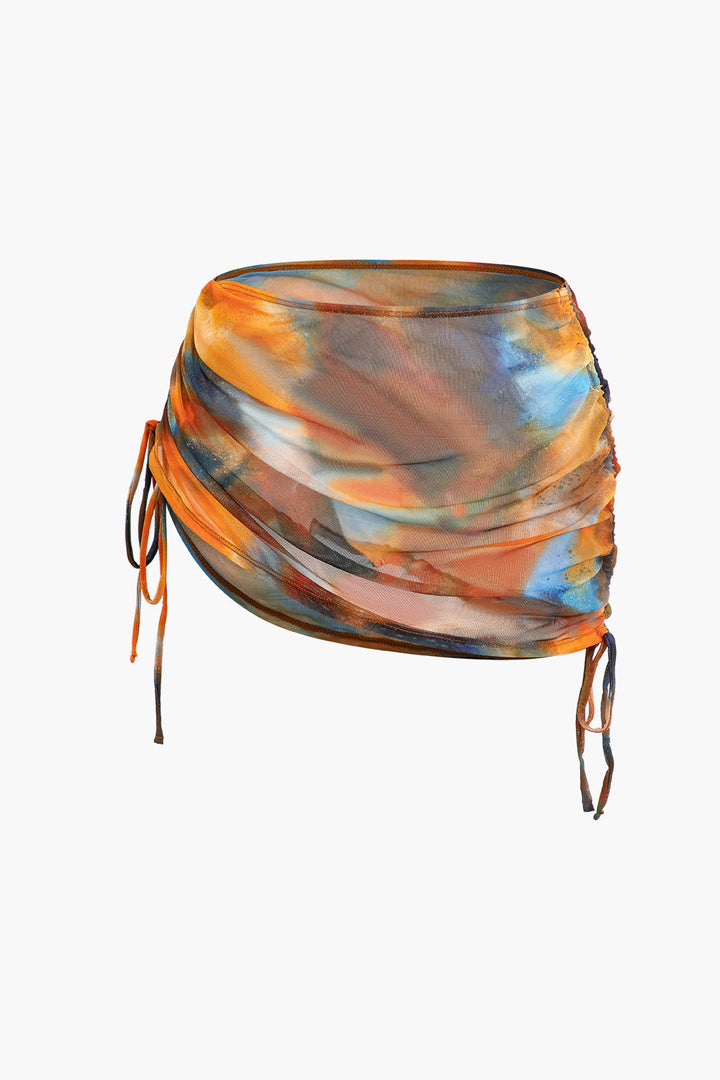 Sienna | Watercolour Wrap Swimsuit & Sarong Set