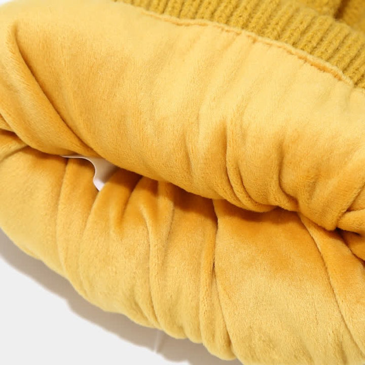 Women's Classic Warm Winter Knit Gloves Set