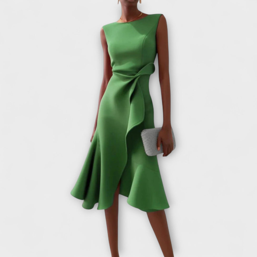 Isabeau | Structured Midi Dress