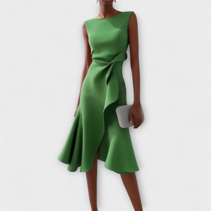 Isabeau | Structured Midi Dress