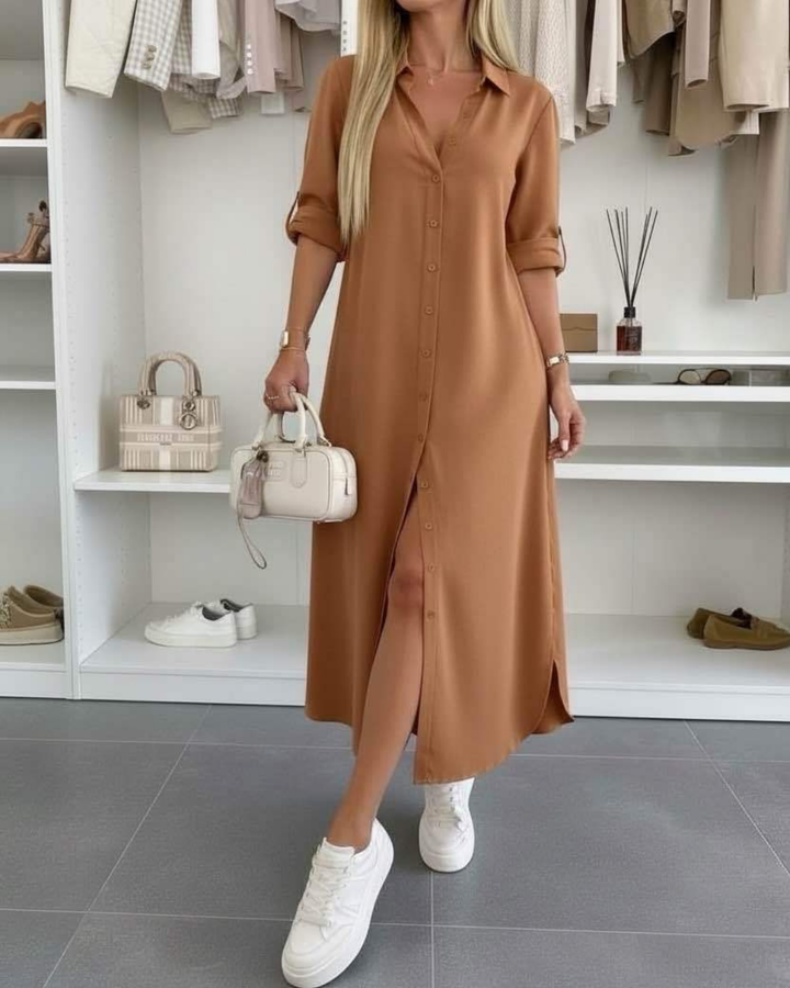 Marie | Oversized Shirt Dress