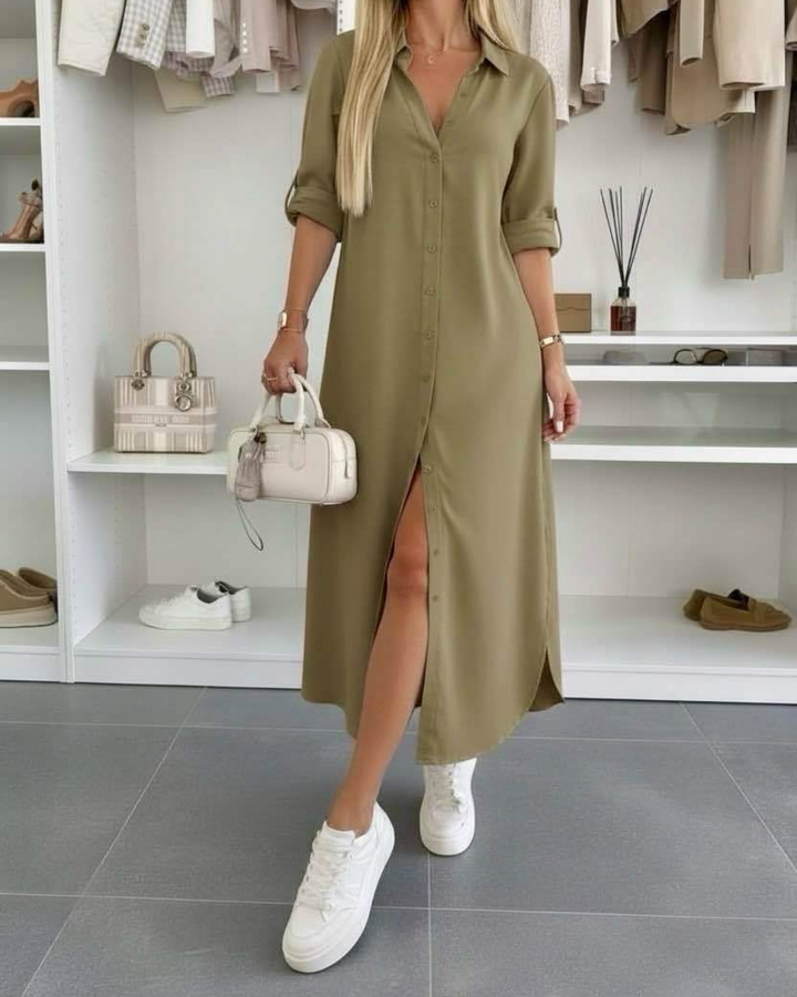 Marie | Oversized Shirt Dress