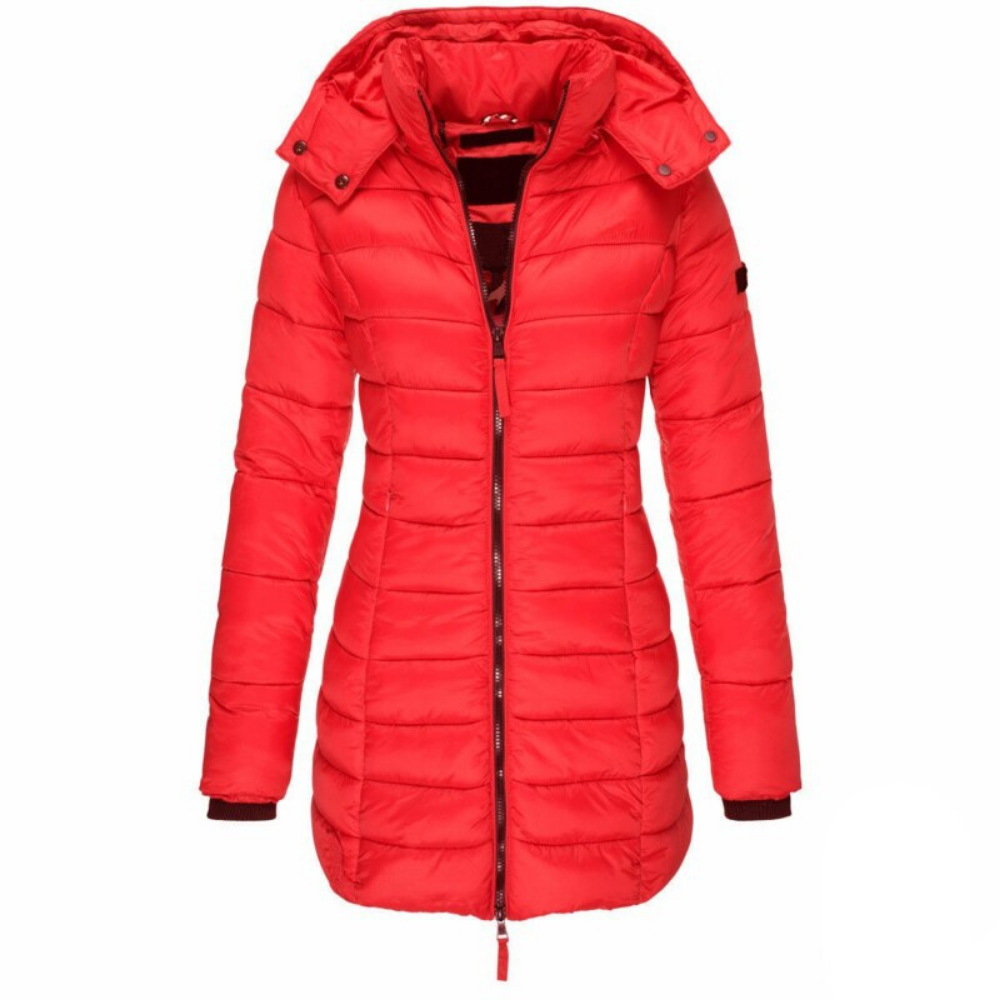 Women's Long Puffer Snow Winter Jacket
