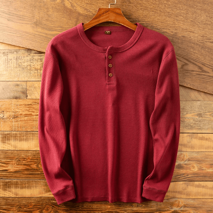Humphrey men's soft henley shirt - photo 6