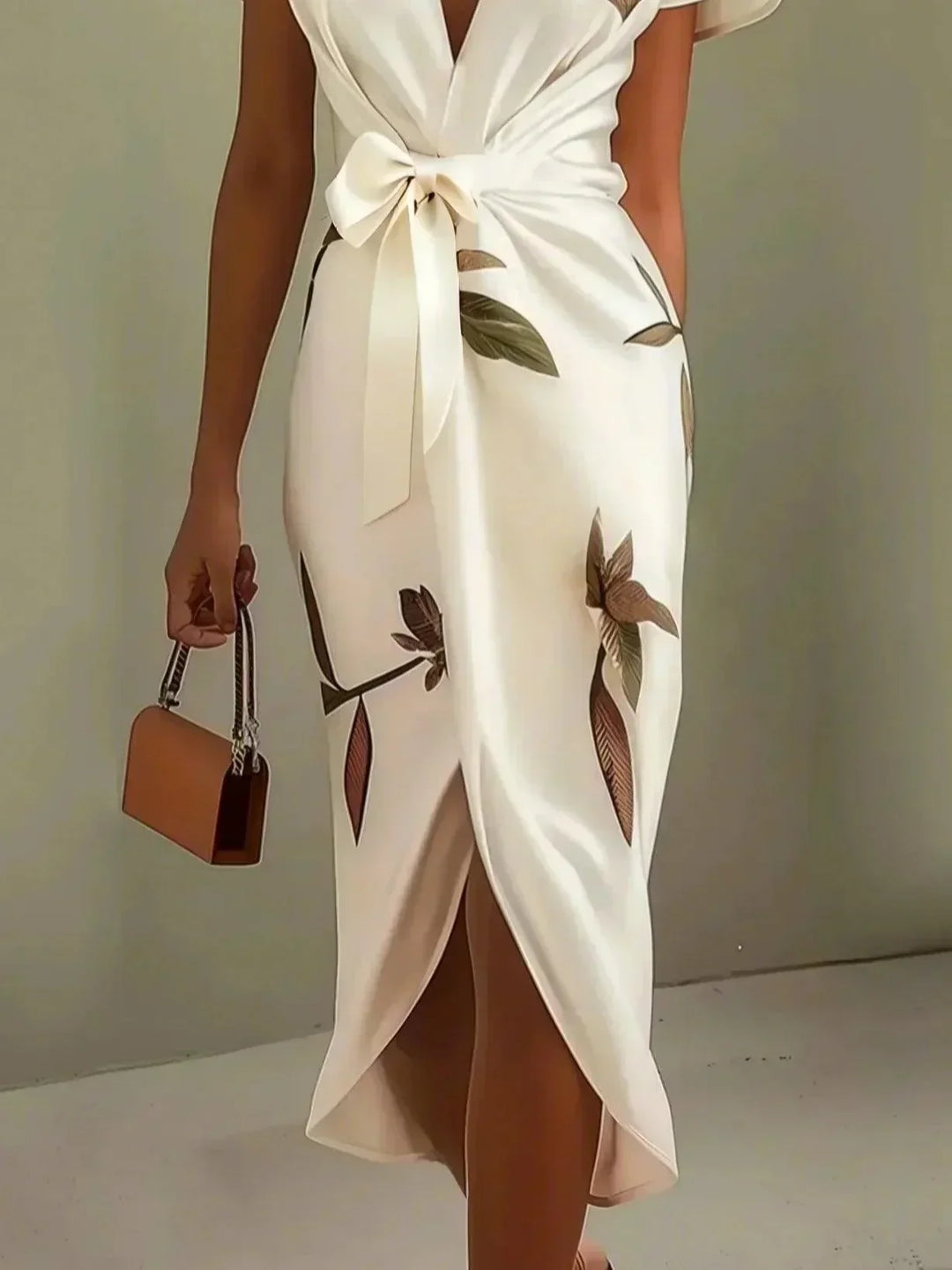 Imogen | Deep-V Wrap Dress