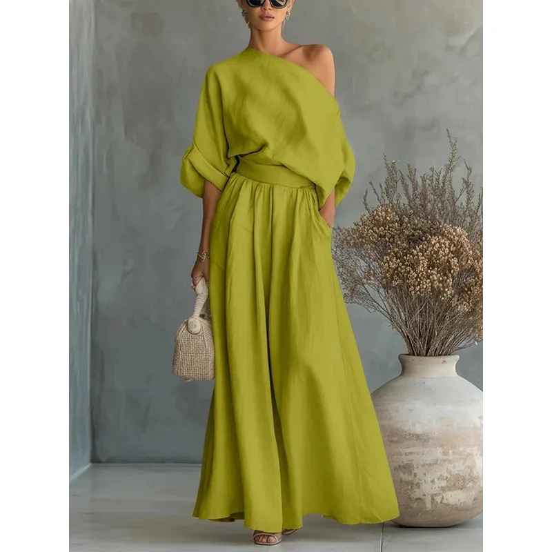 Mélina | Off-Shoulder Two-Piece Set