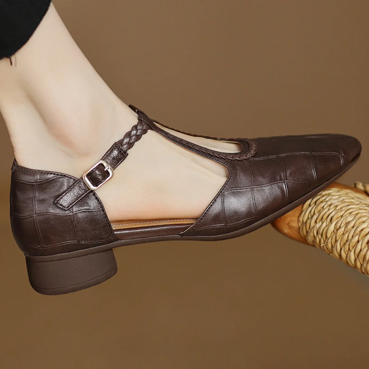Léonie | Braided Strapped Shoe