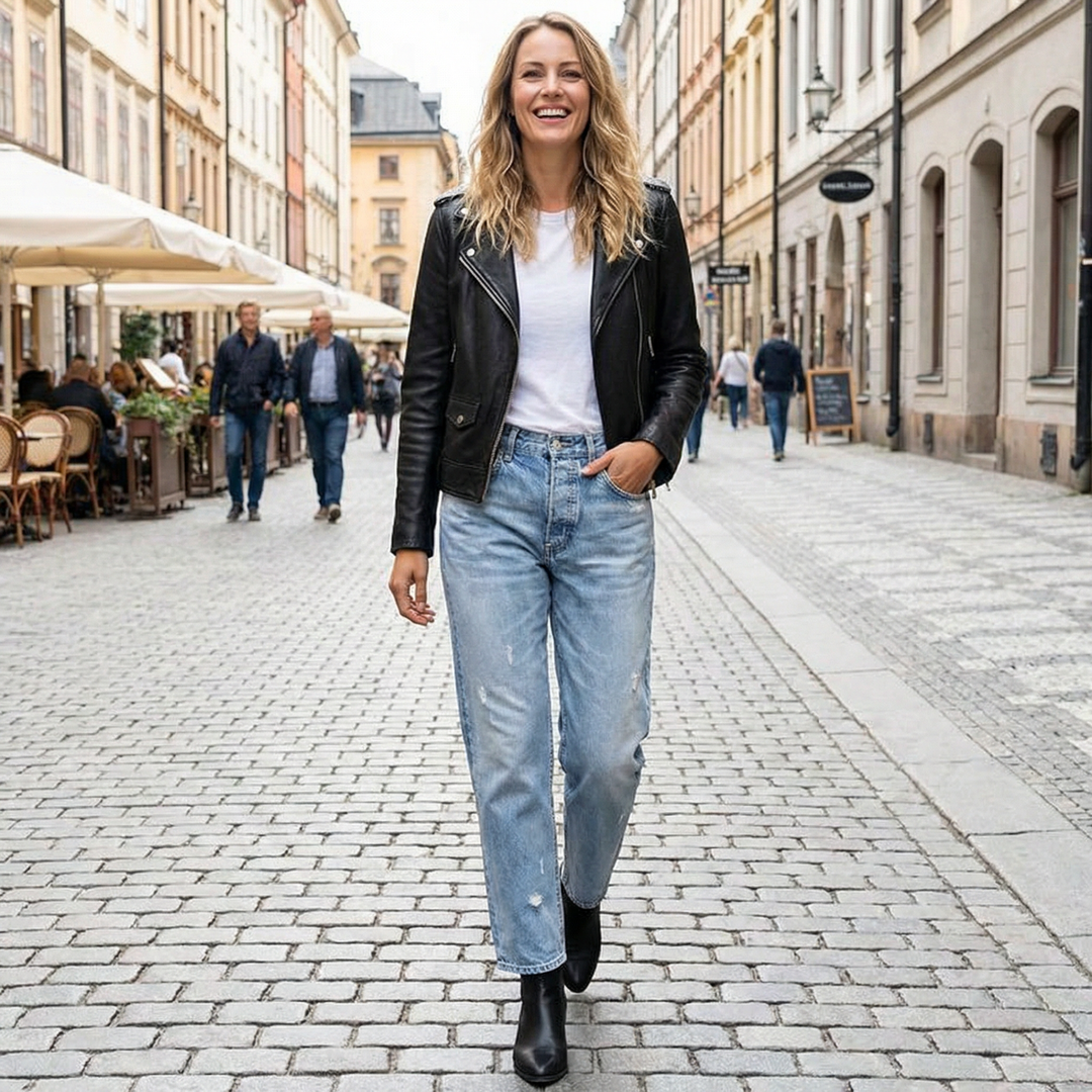 Marcelle | Straight-Leg Cropped Jean