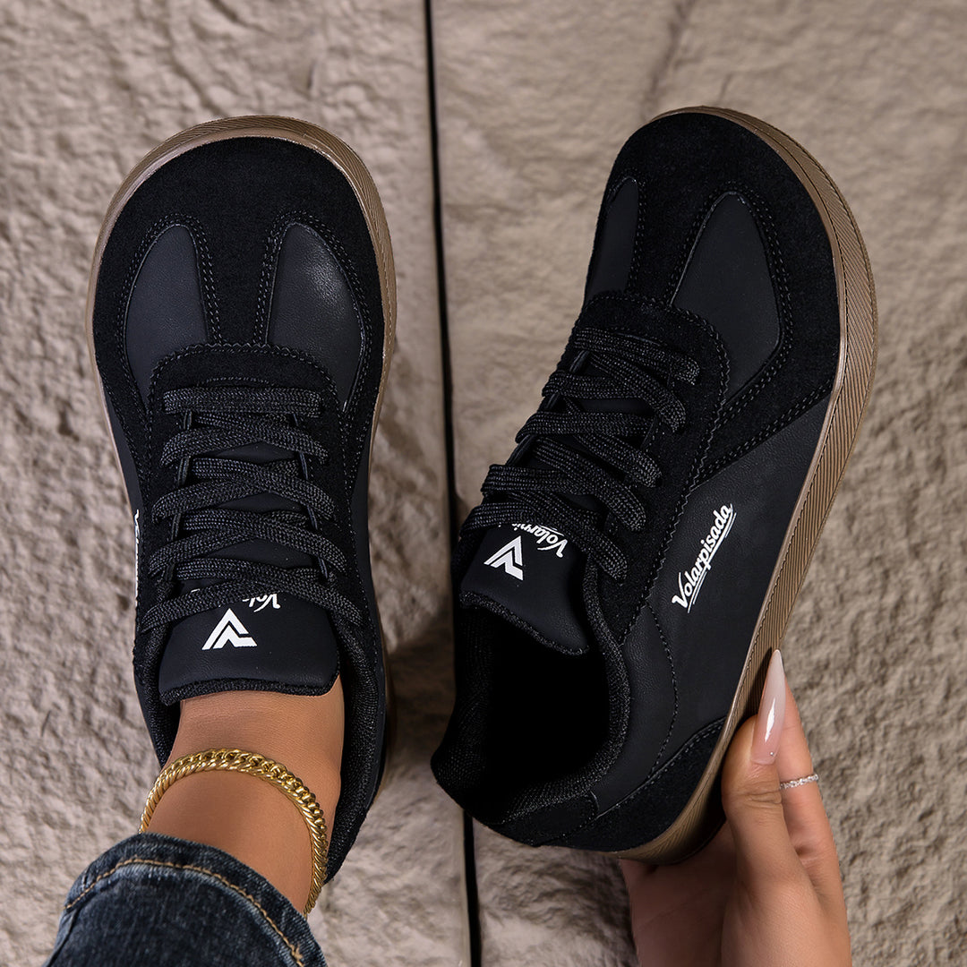 Women's Lightweight Wide Toe Box Platform Sneakers