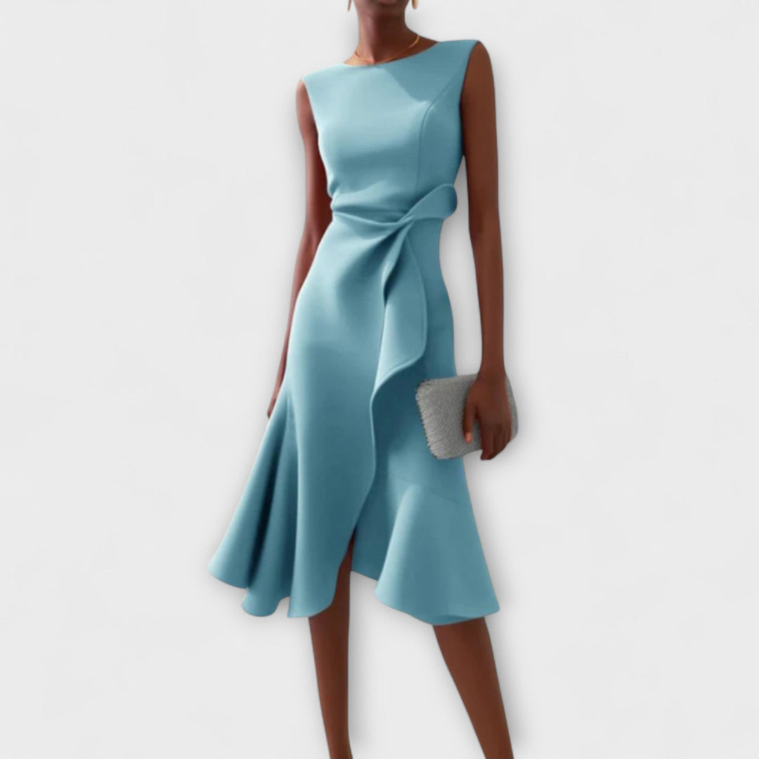 Isabeau | Structured Midi Dress