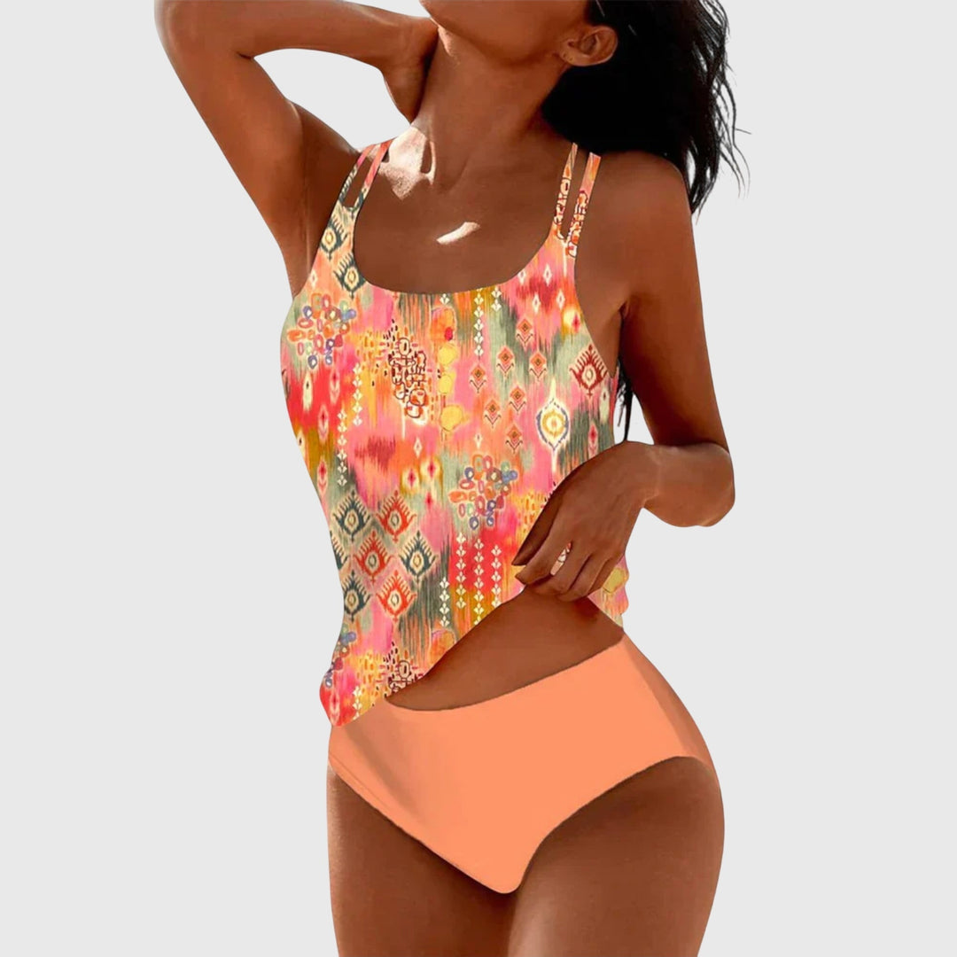 Lina | Printed Two-Piece Swimwear Set