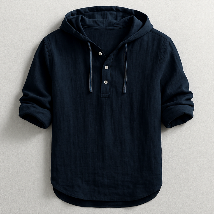 Elliot | Hooded Linen Summer Shirt