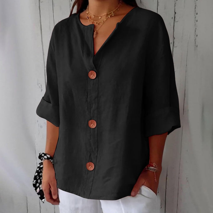 Hazel | Effortless Loose-Fitting Summer Blouse