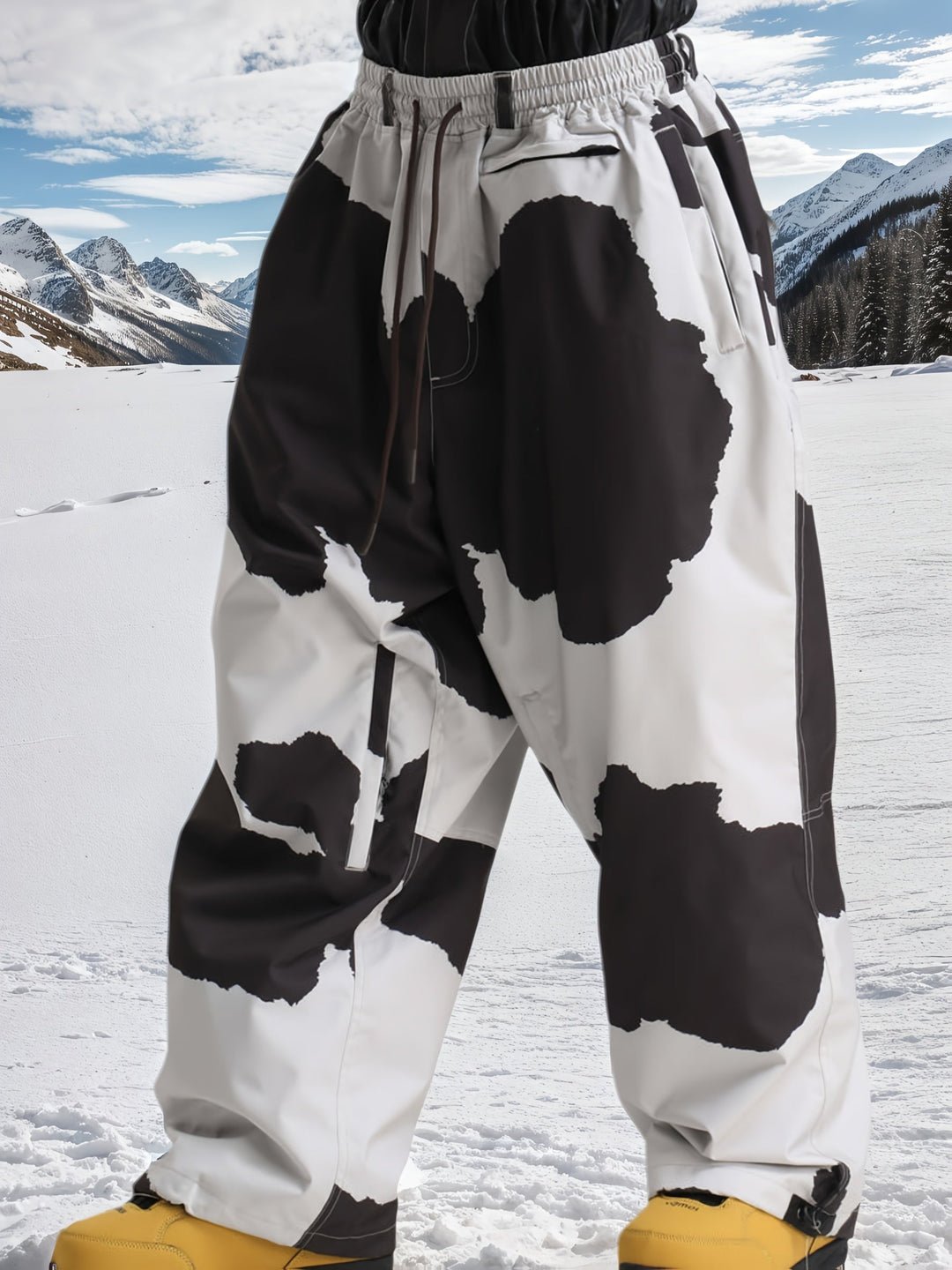 Men's Long Winter Baggy Ski Pants