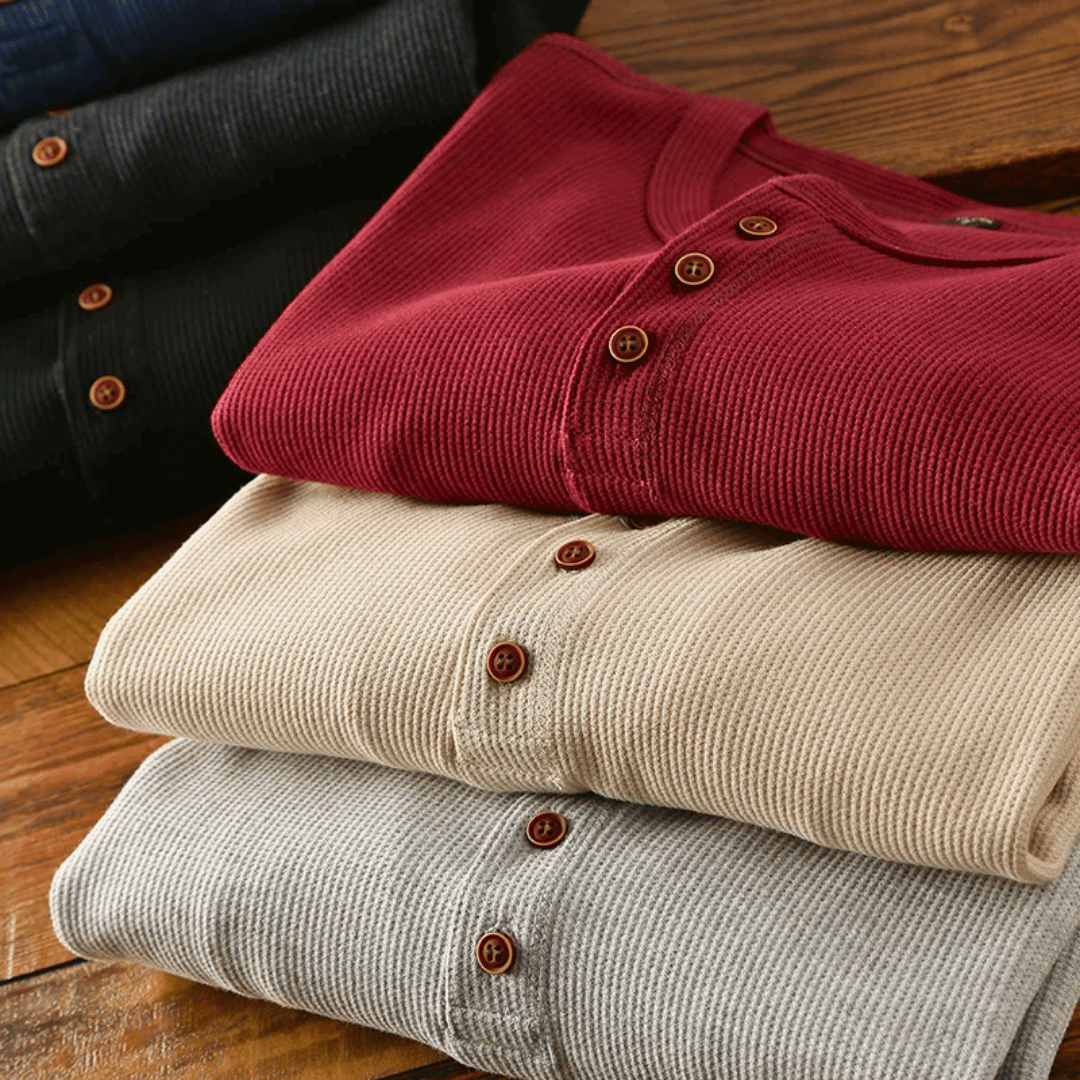 Humphrey men's soft henley shirt - photo 10