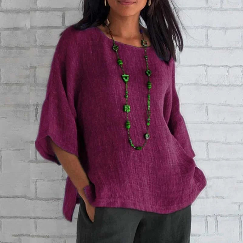 Ffion | Round-Neck Top