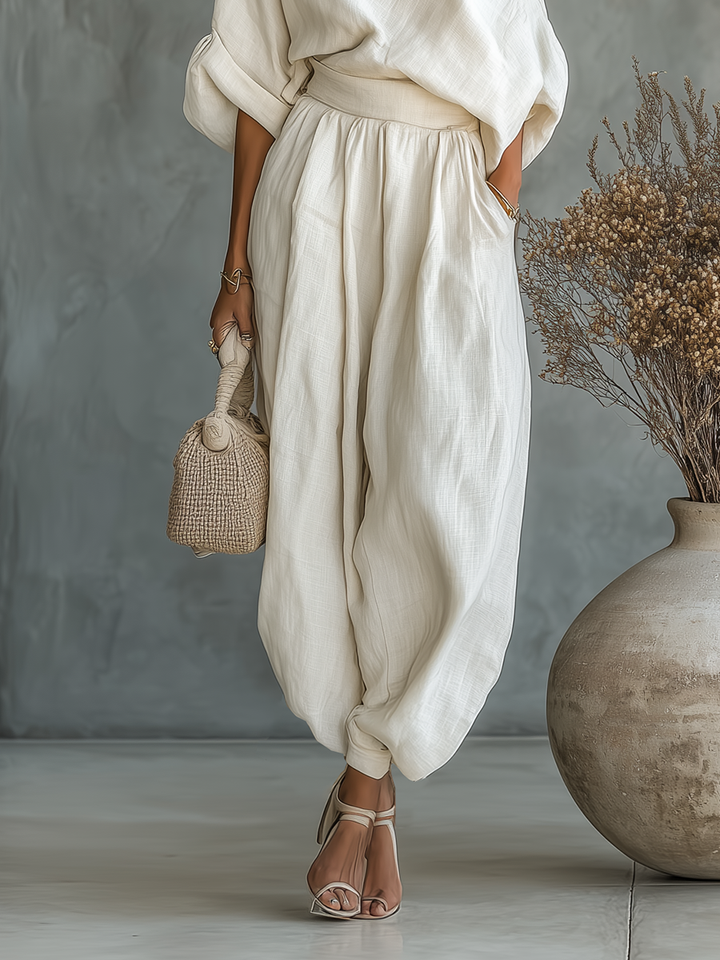 Mélina | Off-Shoulder Two-Piece Set