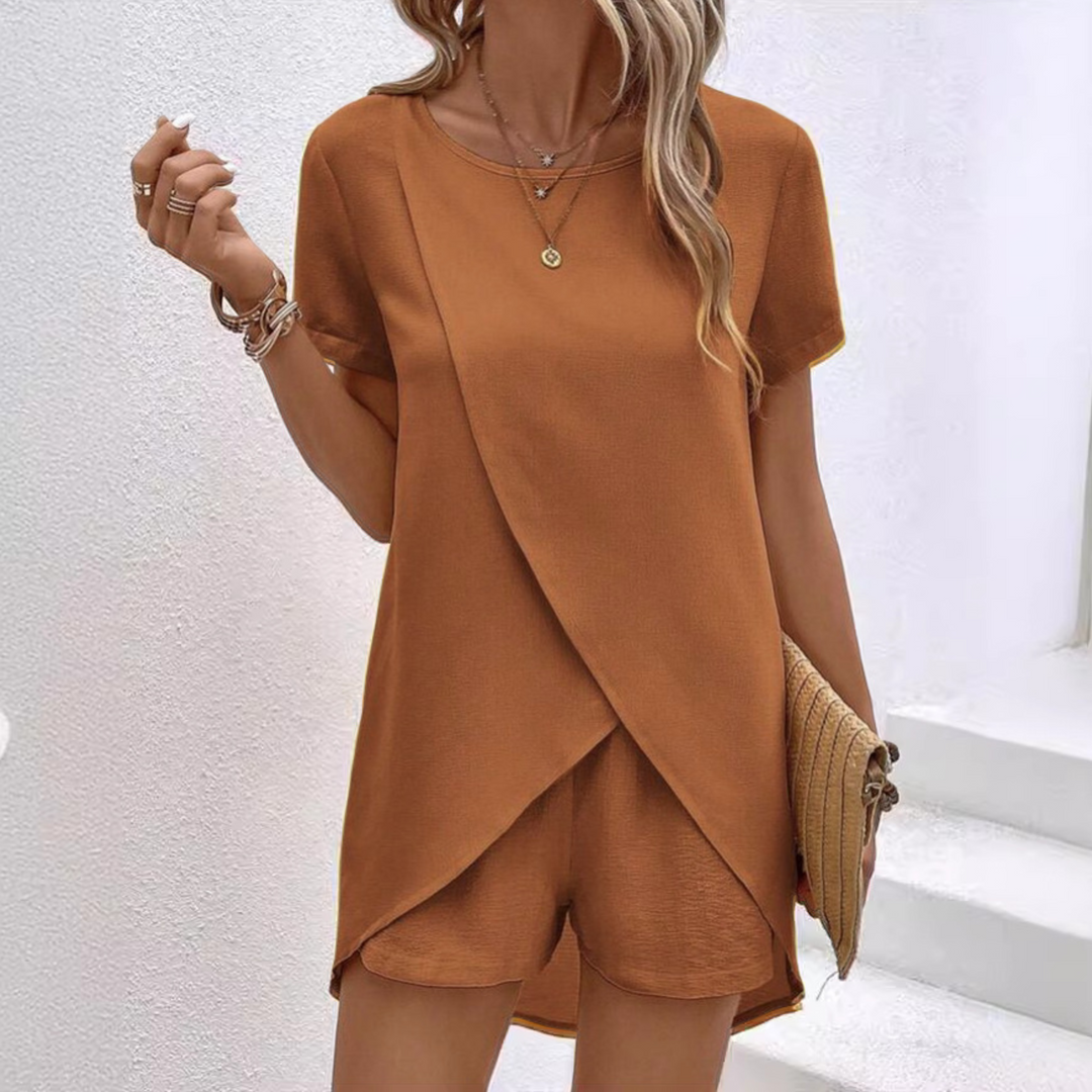Pélagie | Casual Shorts Set