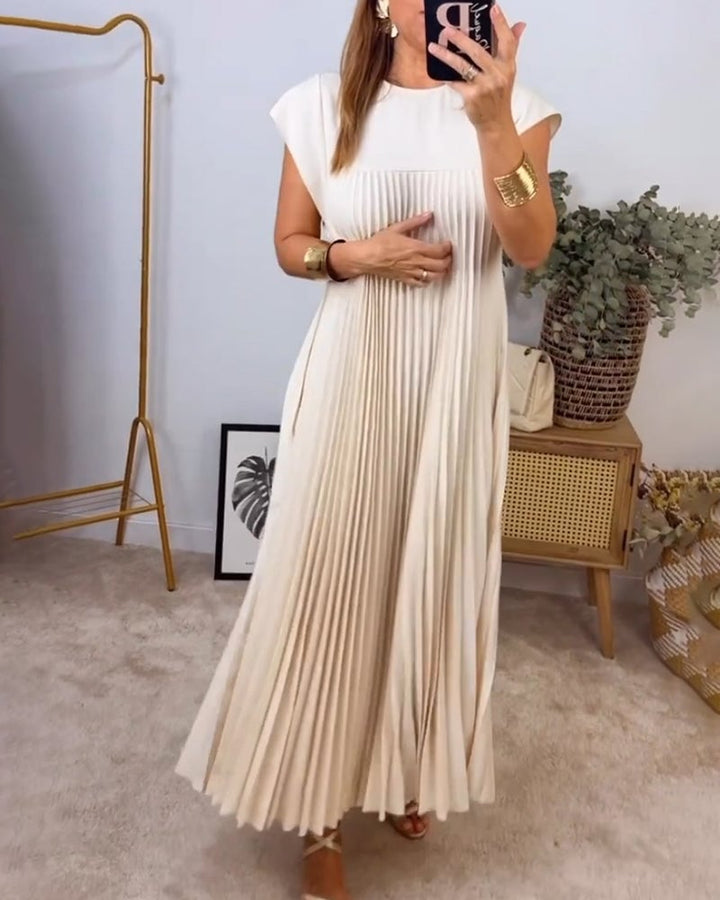 Suzette | Pleated Maxi Dress