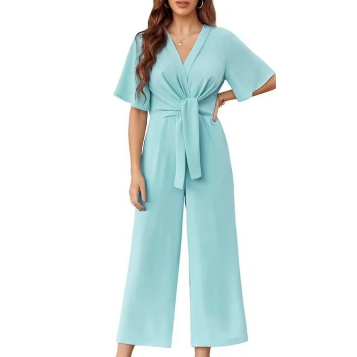 Yolaine | Tie-Waist Jumpsuit