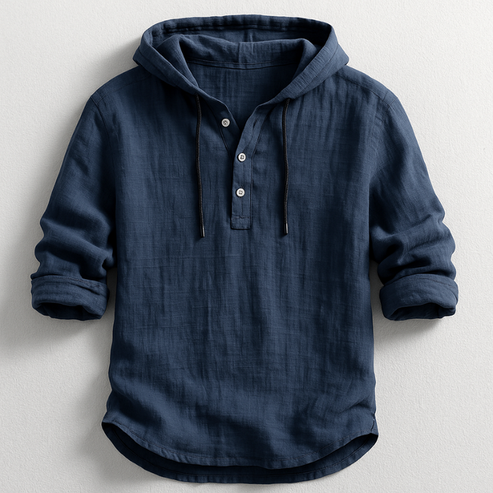 Elliot | Hooded Linen Summer Shirt