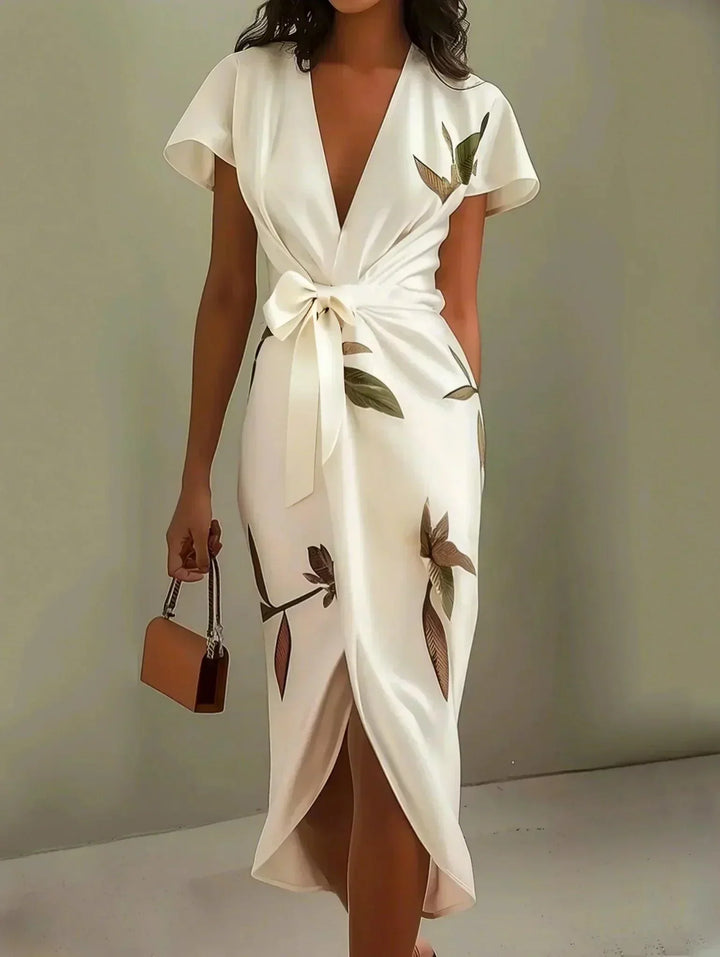 Imogen | Deep-V Wrap Dress