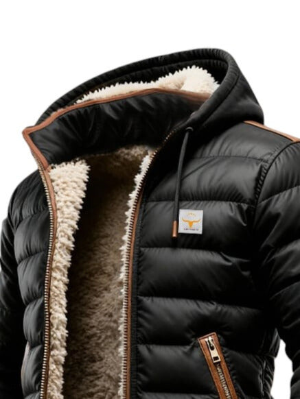 Men's Classic Sherpa Puffer Winter Jacket