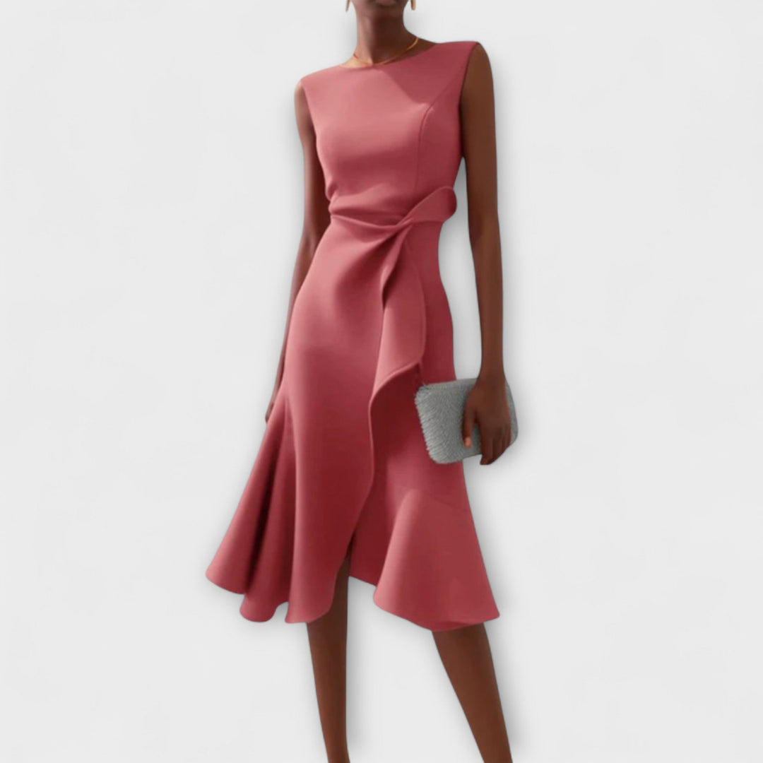 Isabeau | Structured Midi Dress