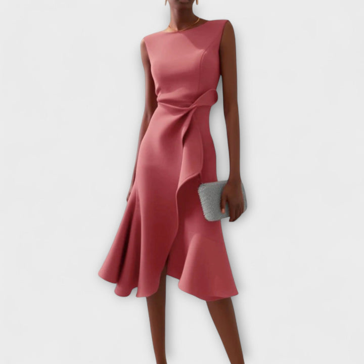 Isabeau | Structured Midi Dress