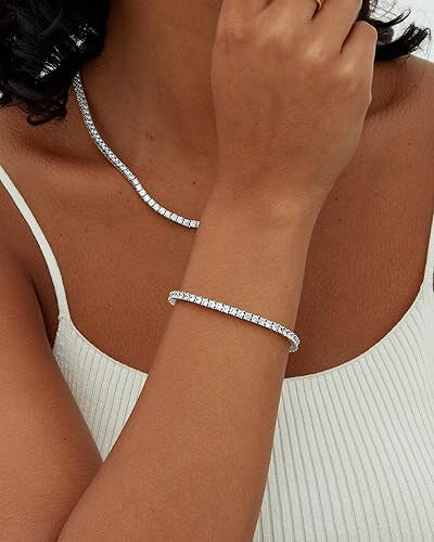 Women's Timeless Diamond Tennis Bracelet - White Gold