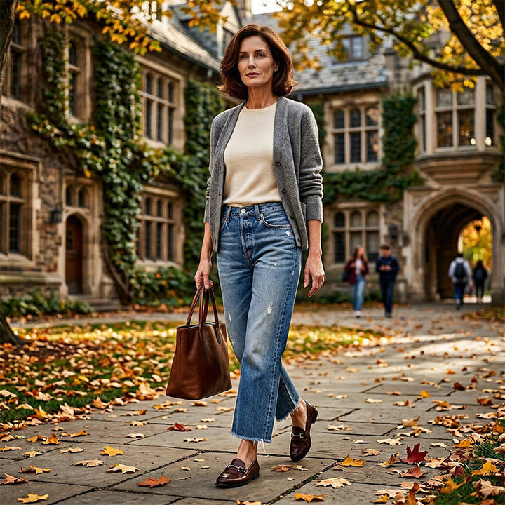 Marcelle | Straight-Leg Cropped Jean