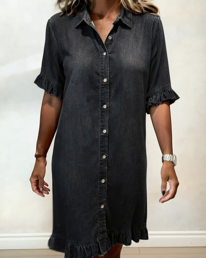 Réjeanne | Ruffle-Trim Dress
