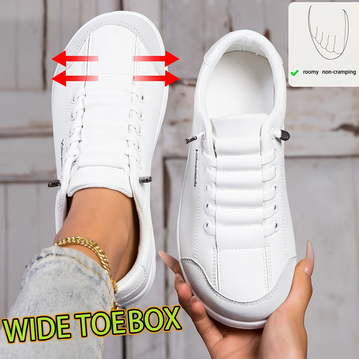 Women's Lightweight Slip On Wide Toe Box Sneakers