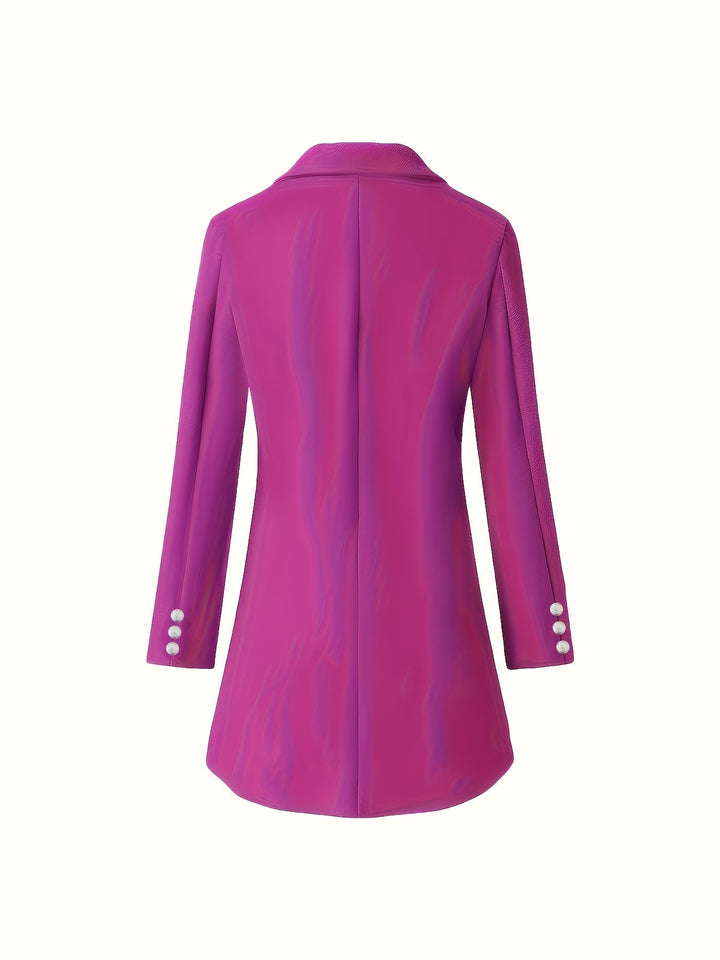 Women's Double-Breasted Long Winter Coat